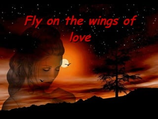 Fly on the wings of love 