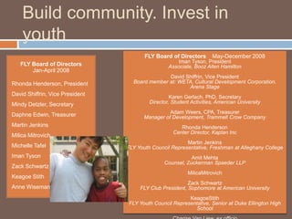 FLY 2008 Annual Report