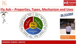 Fly Ash – Properties, Types, Mechanism and Uses
Submitted By:-
Amit Payal-TO
 