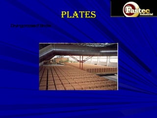 plates Drying process of Bricks 