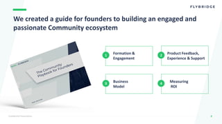 The Community Playbook for Founders (from Flybridge) | PDF