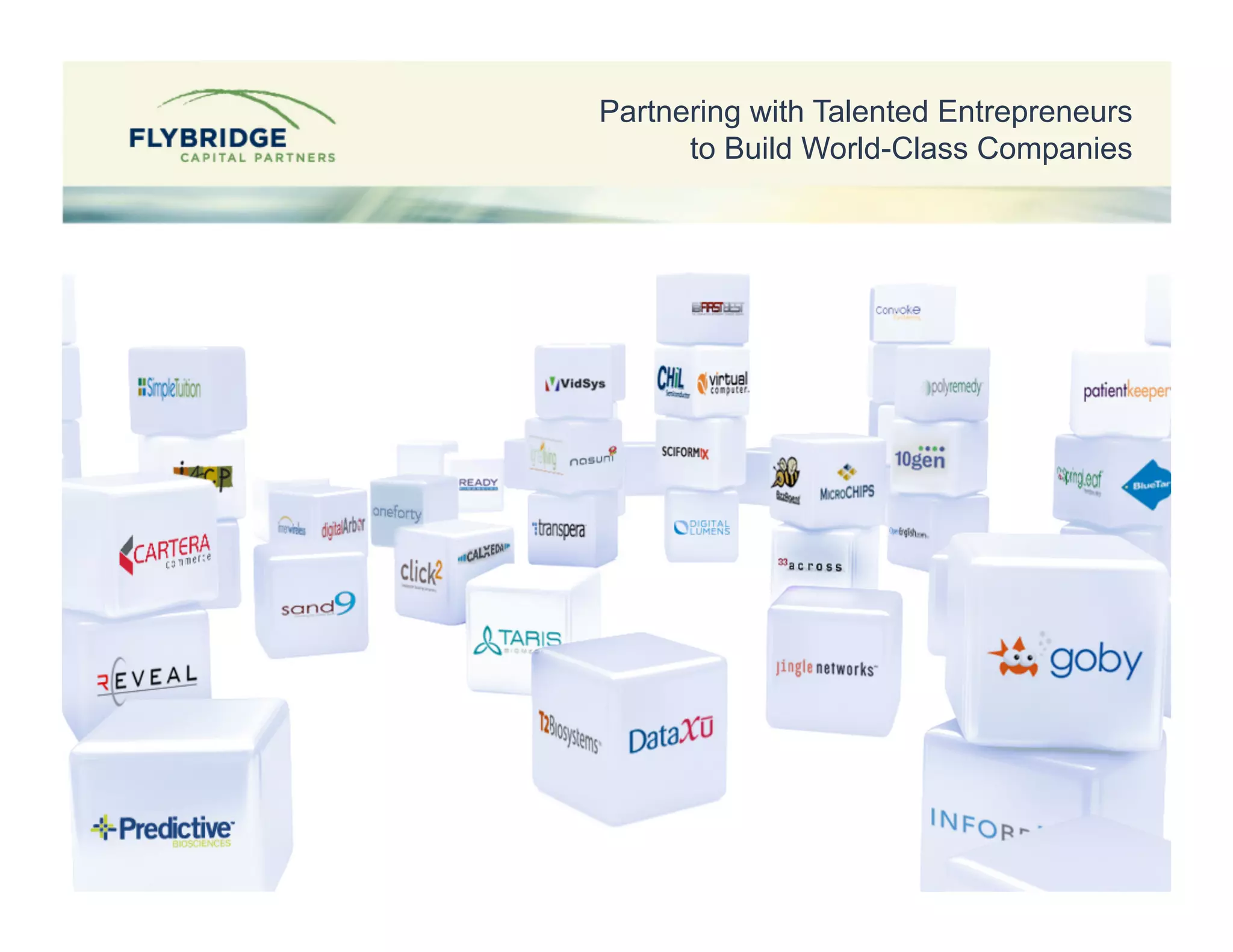 Flybridge Capital Partners PPT