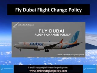 Fly Dubai Flight Change Policy
 