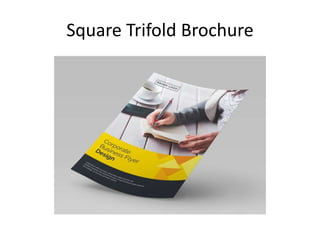Square Trifold Brochure