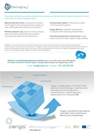 Plantegrity: nonlinear model predictive control system | PDF