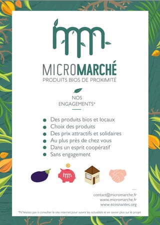 Flyer - Micromarchés Ecos