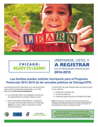 Chicago: Ready to Learn! (Español)