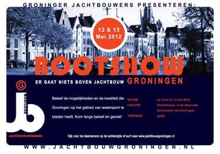 12 en 13 mei bootshow Groningen