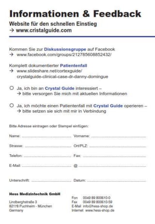 Flyer crystal guide