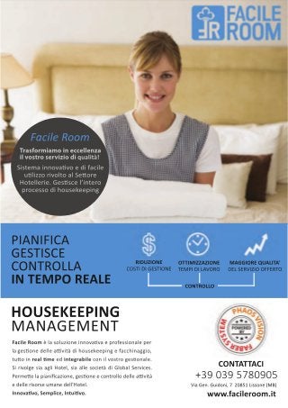 Flyer Facile Room - Housekeeping Management