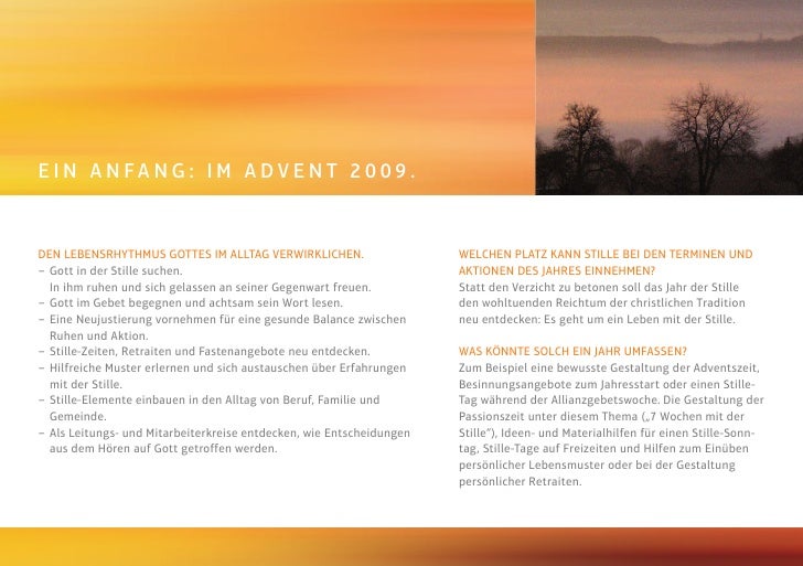 Jahr Der Stille