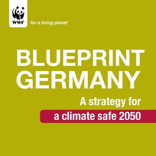 Blueprint
Germany
        A strategy for
  a climate safe 2050
 