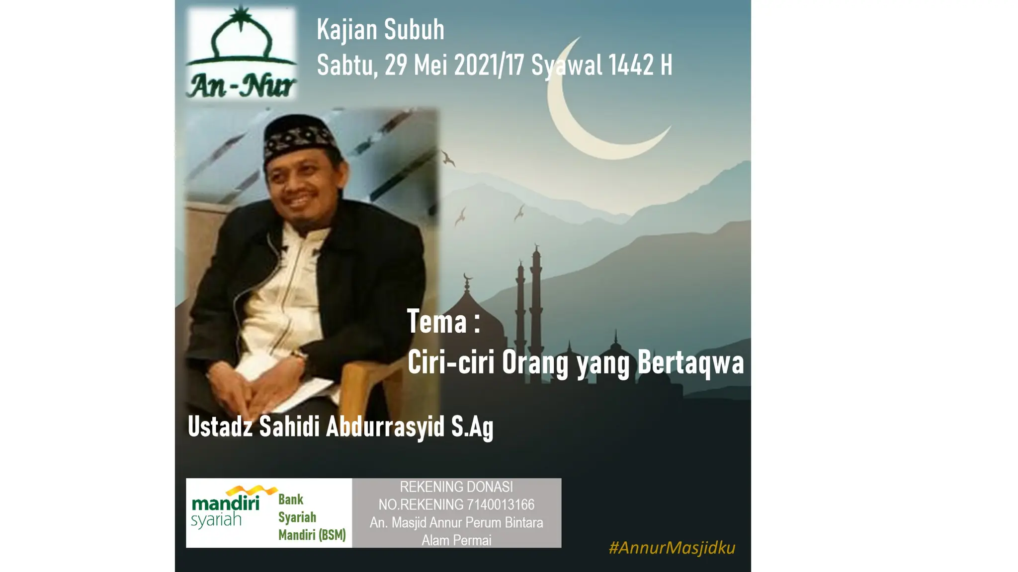 Flyer Ramadhan untuk Masjid Jami, Flyer Ramadhan untuk Masjid Jami