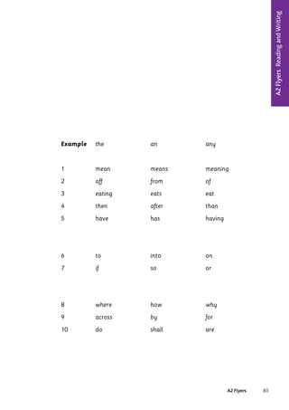 Flyers Sample Test 2 by Cambrudge Assessment | PDF