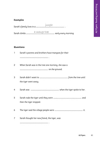 Flyers Sample Test 2 by Cambrudge Assessment | PDF