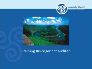Training Risicogericht auditen
 