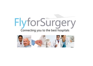 Connecting you to the best hospitals
 