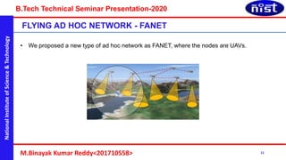 Flying ad hoc network | PPTX