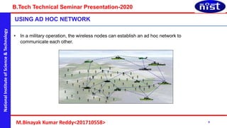 Flying ad hoc network | PPTX