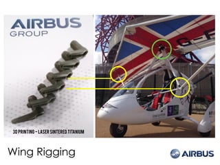 3D PRINTING - LASER SINTERED TITANIUM
Wing Rigging
 