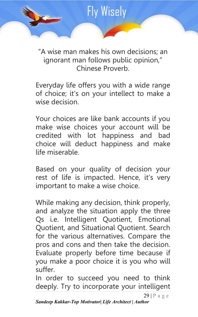 Fly limitlessly by sandeep kakkar | PDF | Free Download