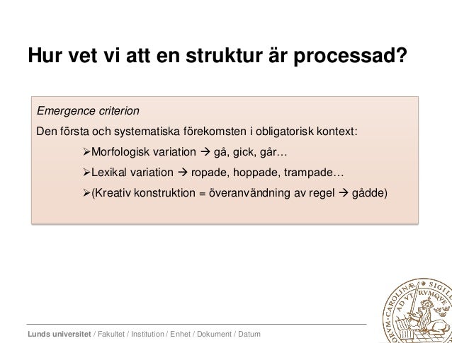 Att lära ut vad inlärare kan lära in