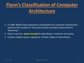 Flynn's classification | PPT