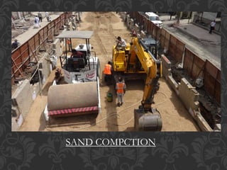 SAND COMPCTION
 