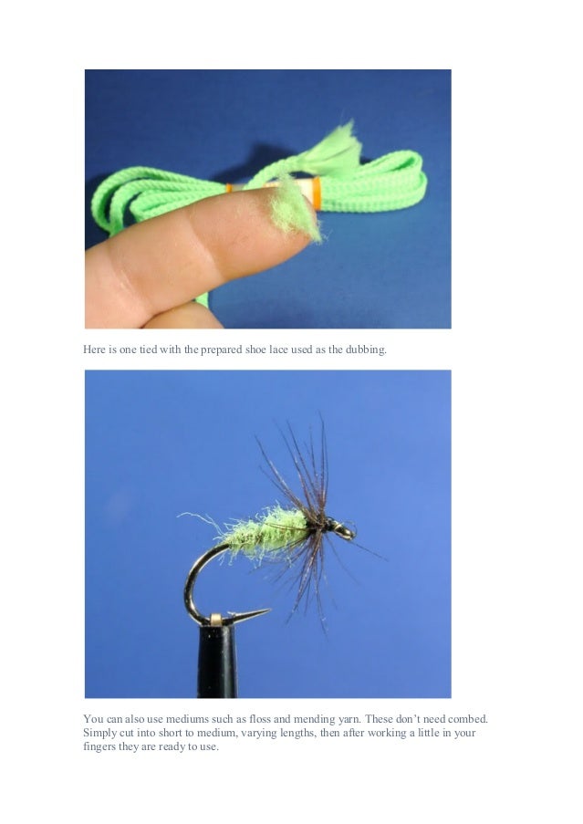 Fly tying a complete dubbing techniques tutorial