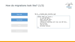 Flyway - database migrations made easy | PPTX