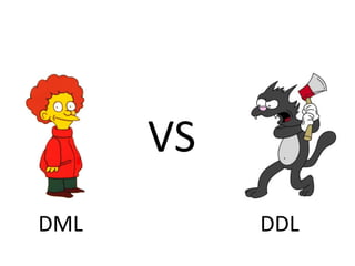 VS
DML        DDL
 