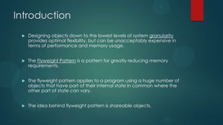 Flyweight Design Pattern | PPTX