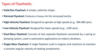 Comprehensive Overview of Flywheels: Design, Function, and Applications ...