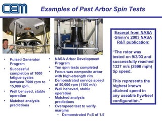 Flywheel Safety - Richard thompson - Jan 2011 | PPT