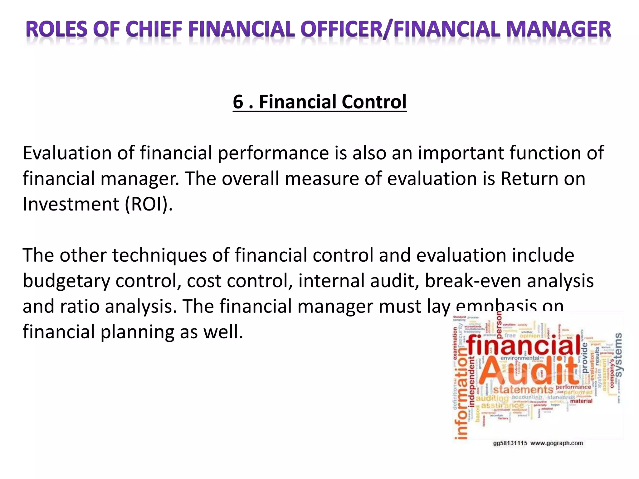 Role of a CFO | PPTX