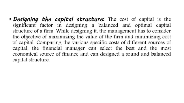 cost-of-capital-ppt