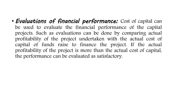 cost-of-capital-ppt