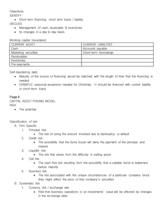 Financial Management Notes | DOCX