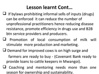 Faida Mali implementation progress and project Highlights 