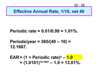 Fm11 Ch 22 Working Capital Management