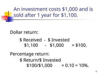 Risk, Return, and the Capital Asset Pricing Model | PPT