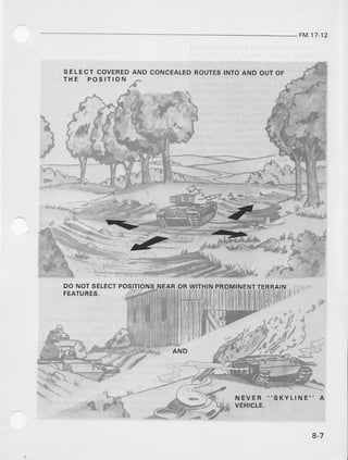 )
SELECT COVEREDAND CONCEALEDROUTESINTOAND OUTOF
THE POSITION
DO NOTSELECTPOSITIONS
FM17-12
FEATURES.
R A I N , i i t , t )F
tiu.tltil!}"'
NEVER "SKYLINE"
VEHICLE.
a-7
 