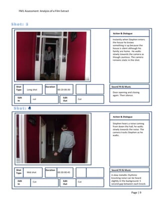 FM1 Assessment: Analysis of a Film Extract




                                             Page | 9
 