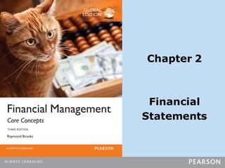 Chapter 2
Financial
Statements
 