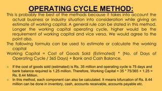 Working Capital Methods Fm202 unit3 working capital management | PPT