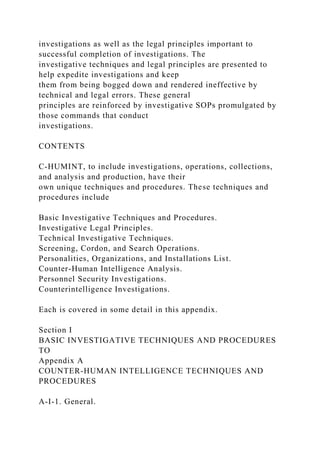 FM 34-60 Counterintelligence Chapter 5 - Counterintelligence Ana.docx