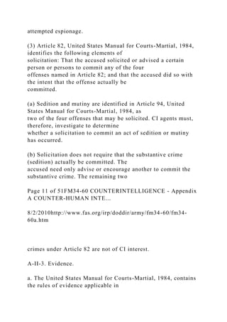 FM 34-60 Counterintelligence Chapter 5 - Counterintelligence Ana.docx