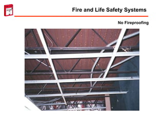 Fire & Life Safety No Fireproofing Fire and Life Safety Systems 