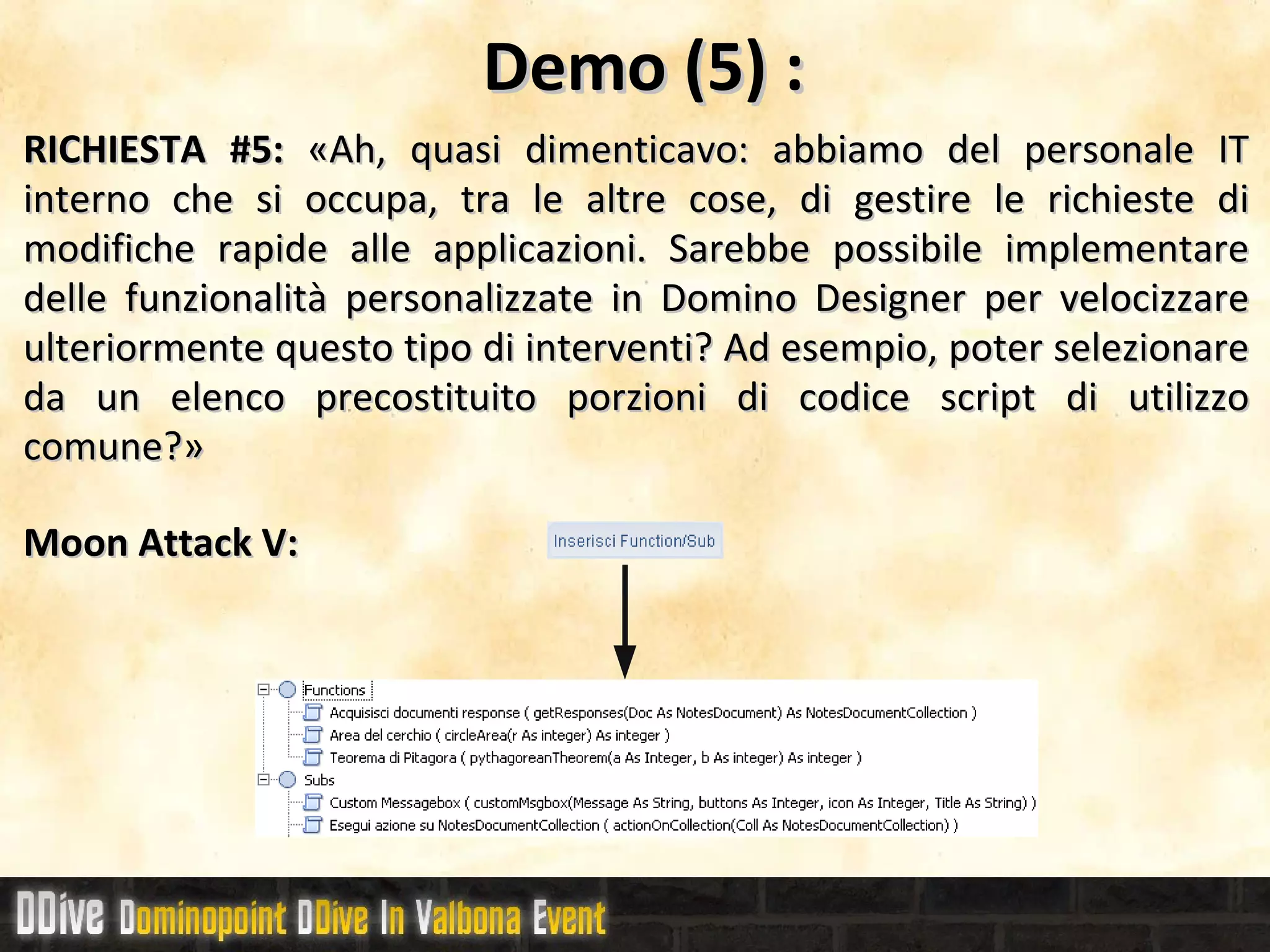 Built on Eclipse (2) L'architettura Eclipse consente di estendere le funzionalità base dei software su di essa basati tramite l'implementazione di plug-ins: 