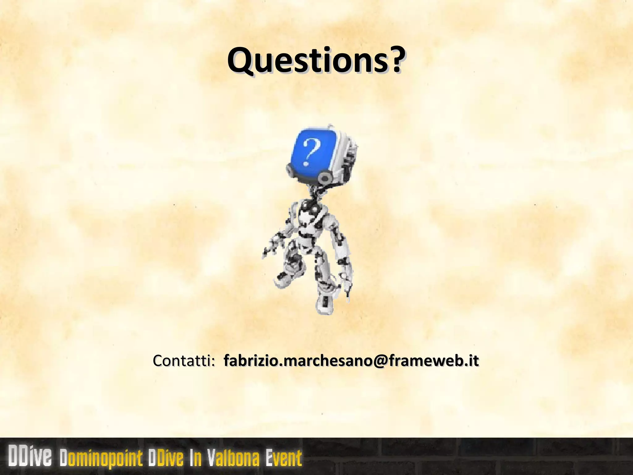 Per noi che... LotusScript & Formule (3) …  è stato fatto un grande lavoro di adattamento per garantire la mai troppo lodata retrocompatibilità Domino/Notes, non solo dal punto di vista del codice ma anche dell'interfaccia utente 